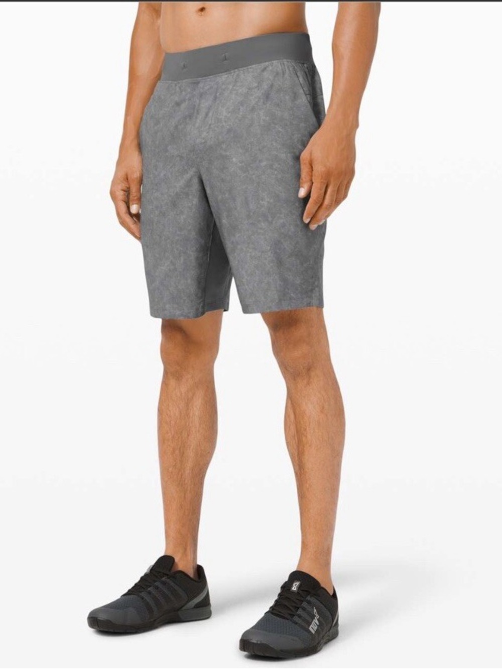Lululemon Men's T.H.E Linerles Gray Shorts